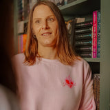 BOOK STACK BOYFRIEND SWEATER